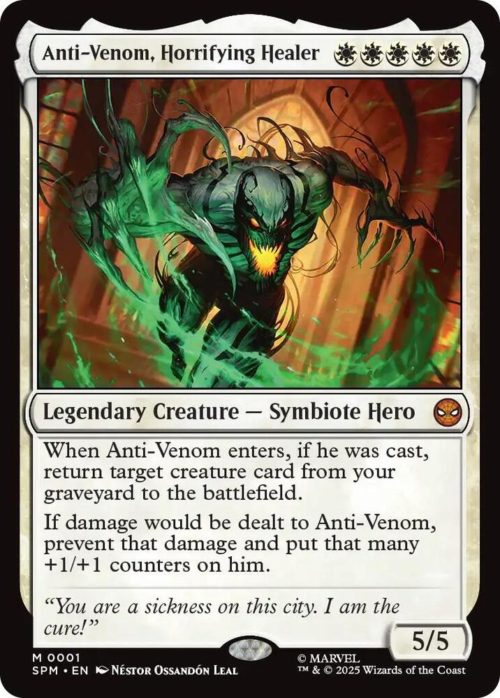 Anti Venom, Horrifying Healer - MTG