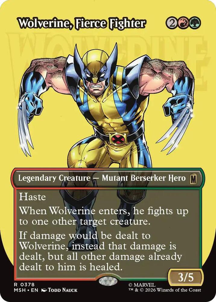 Wolverine, Fierce Fighter - MTG