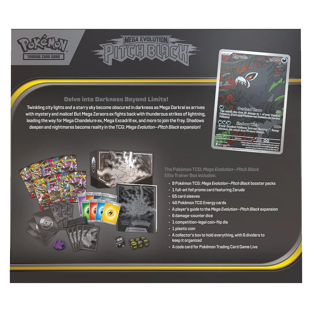 Mega Evolution: Pitch Black - Elite Trainer Box