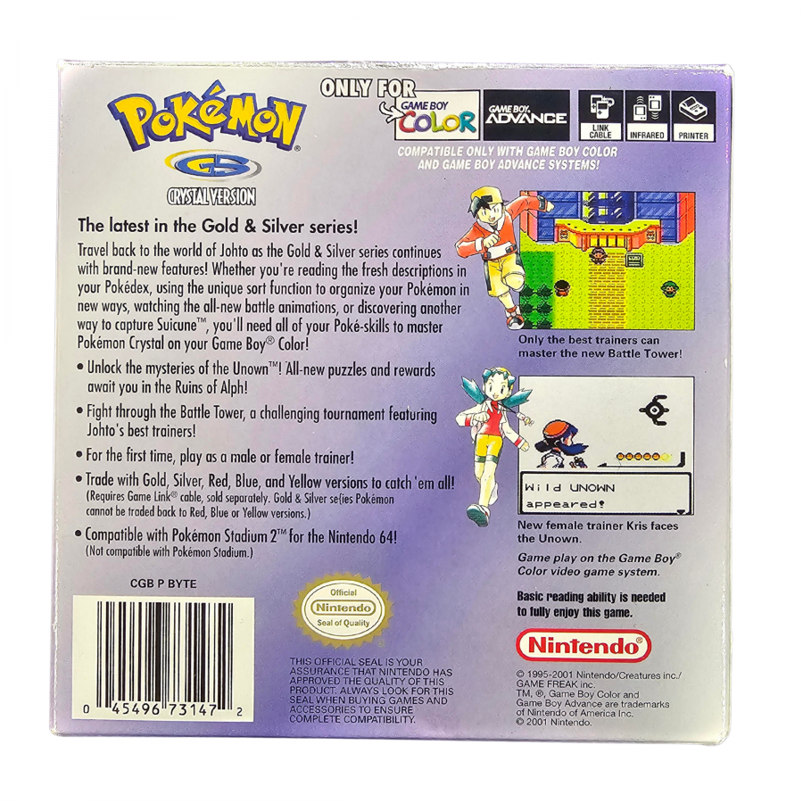 Pokemon: Crystal [CIB] – Game Boy Color (GBC)